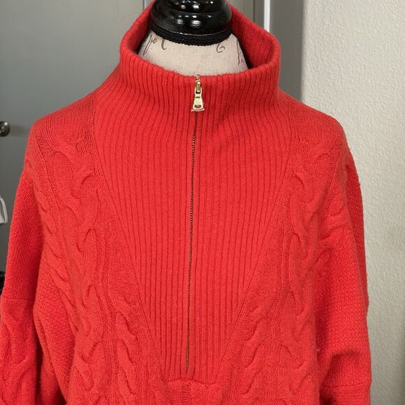 J. Crew Womens Sweater Sz Large Wool Alpaca Blend Preppy Normcore Winter Comfy - Picture 7 of 16
